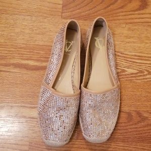 VINCE CAMUTO BLING ESPADRILLES SZ 7